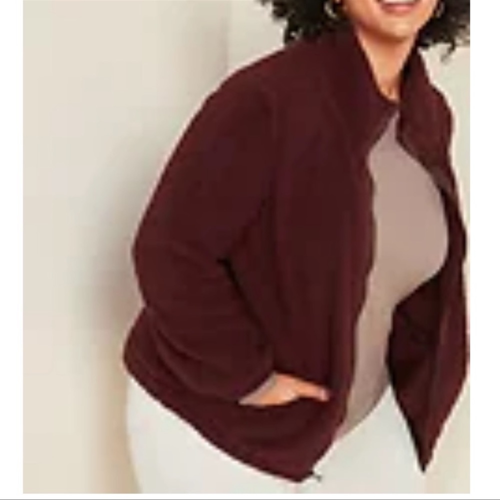 Cozy Sherpa Zip-front Jacket 3x - Picture 1 of 13